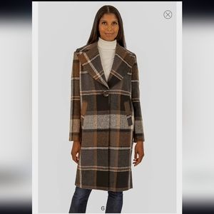 Kensie plaid coat